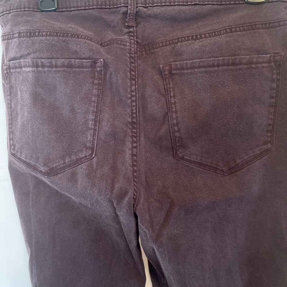 Women's Old Navy Rockstar Super Skinny Jeans Size 14 Brown Tupelo High Rise - Picture 3 of 4